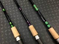 Three completed St. Croix Rods from our Recent Rod Building Classes.