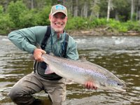 Yet Another great Atlantic Salmon form the Ste-Anne River in Québec’s Gaspé region ...