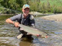 Another great Atlantic Salmon form the Ste-Anne River in Québec’s Gaspé region ...