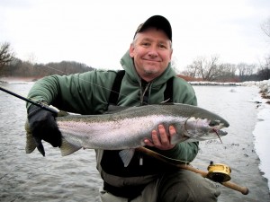 Phil Clough Swinging Flies on The Salmon River