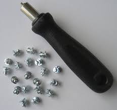 Grip Studs and Grip Stud Insertion Tool