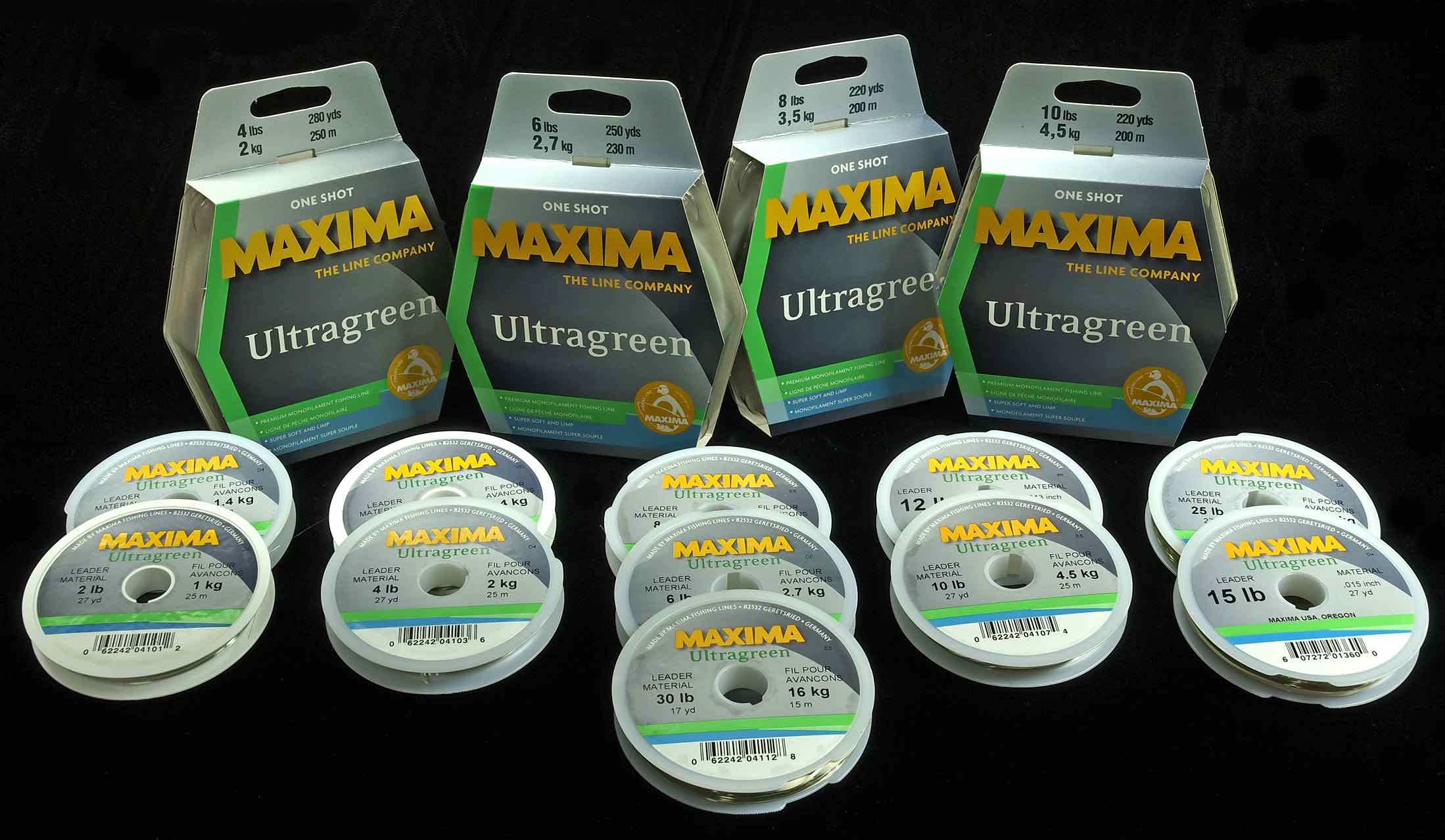 Maxima Monofilament and Fluorocarbon Tapered Leaders and Tippets – The  First Cast – Hook, Line and Sinker's Fly Fishing Shop