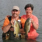 Rob and Tamma Clark with some great bass