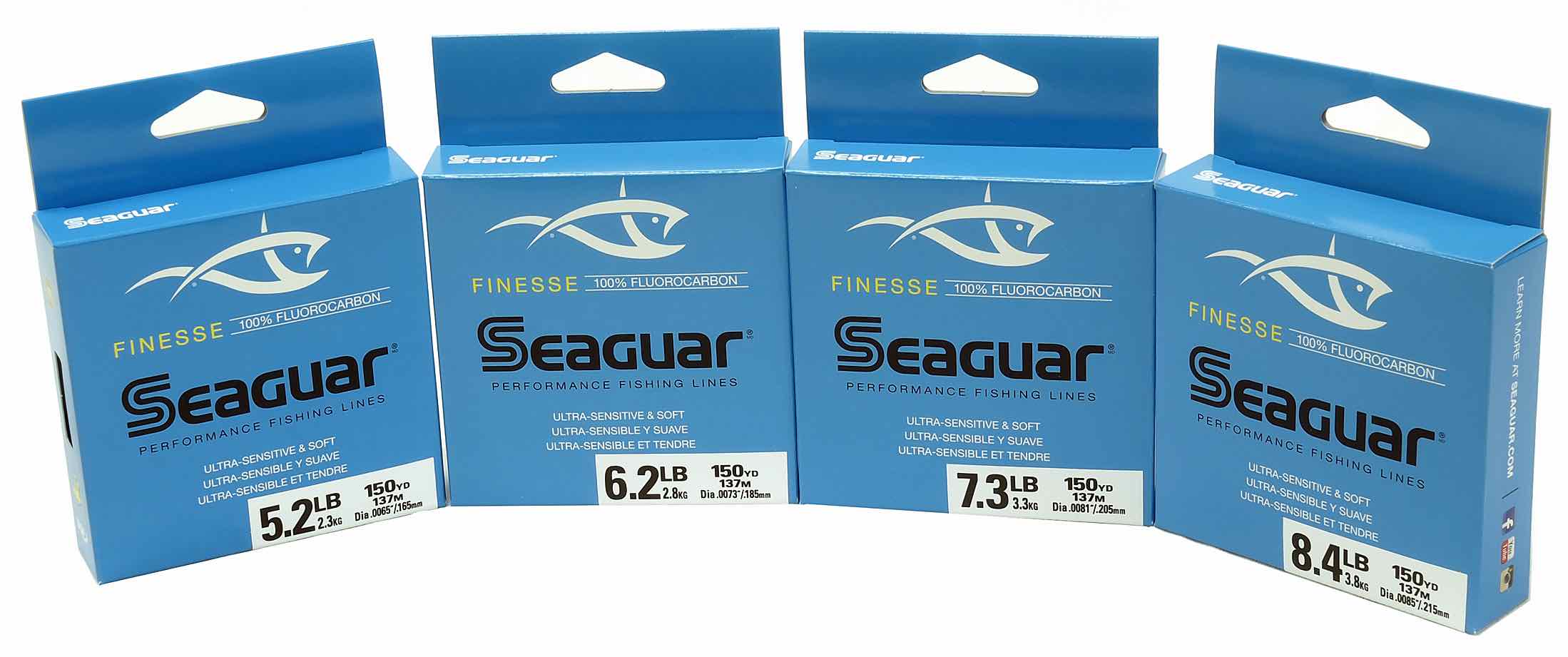Seaguar Finesse Fluorocarbon Fishing Line & Tippet Material – The First  Cast – Hook, Line and Sinker's Fly Fishing Shop