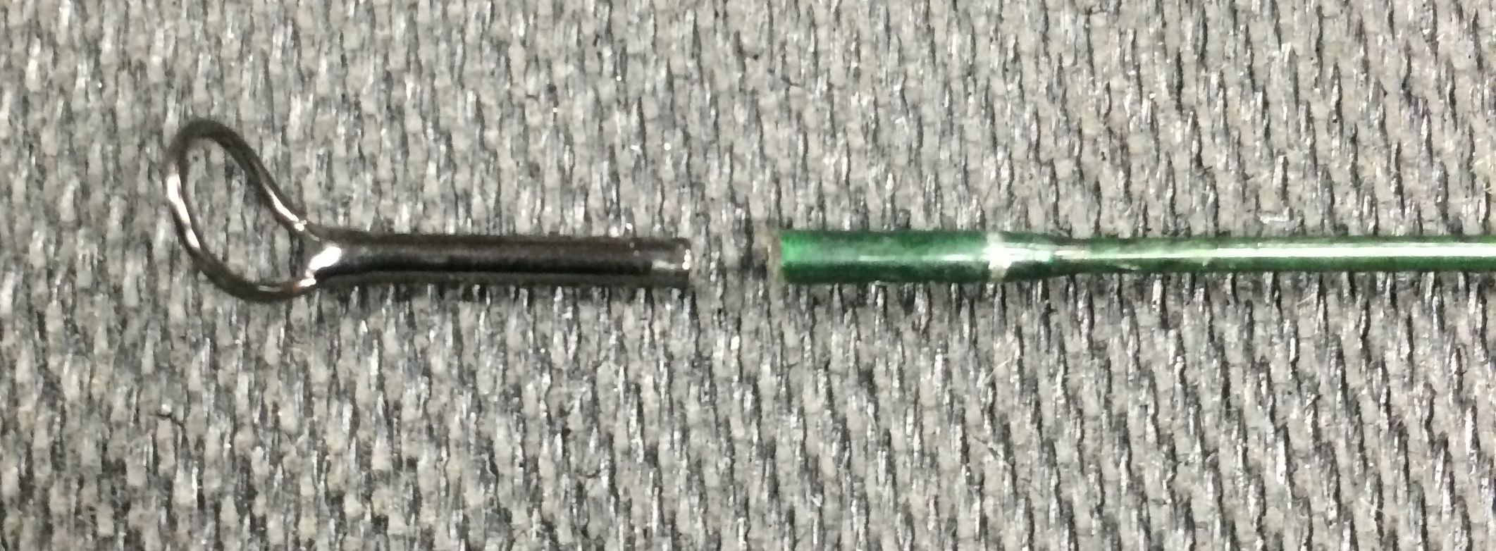 Repairing a broken rod tip - Rod repair. 
