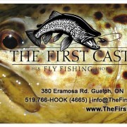 Gift Card Button Brown Trout Head