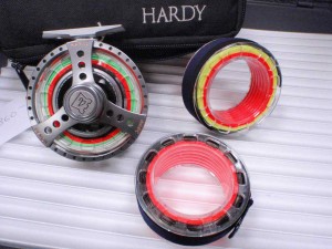 Hardy Demon 3000 comes with 2 Spare Spools and Case, backing and 3 fly lines.