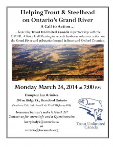 Helping Trout & Steelhead on Ontario's Grand River.