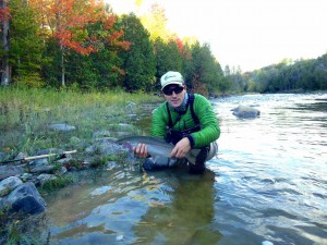 Nick Groves Fall Bighead River Meaford Steelhead Resized