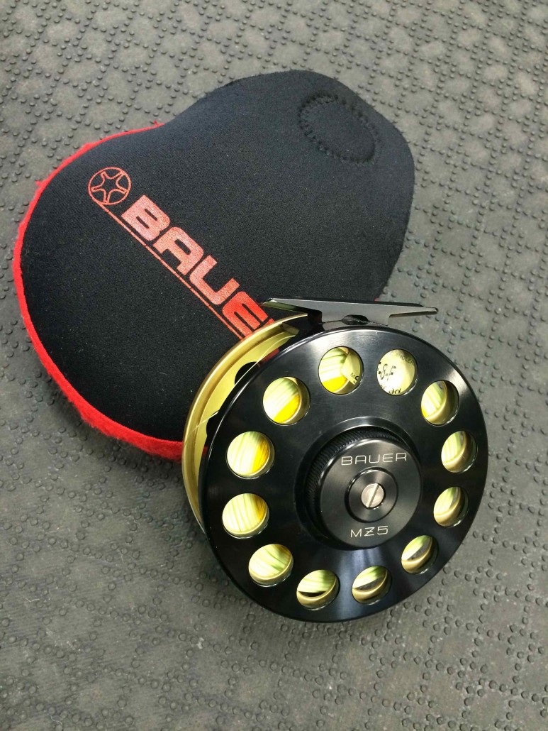 SOLD! – Bauer Fly Reel – MZ5 c/w a WF8wt Fly Line – $250 – The