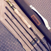 G. Loomis Cross Current GLX 9 foot 8 weight 4pc AA