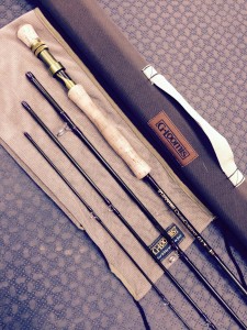 G. Loomis Cross Current GLX 9 foot 8 weight 4pc AA