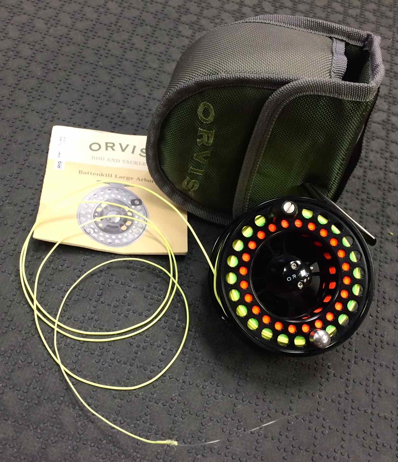 SOLD – Orvis Battenkill Large Arbor IV Fly Reel – C/w a RIO WF8