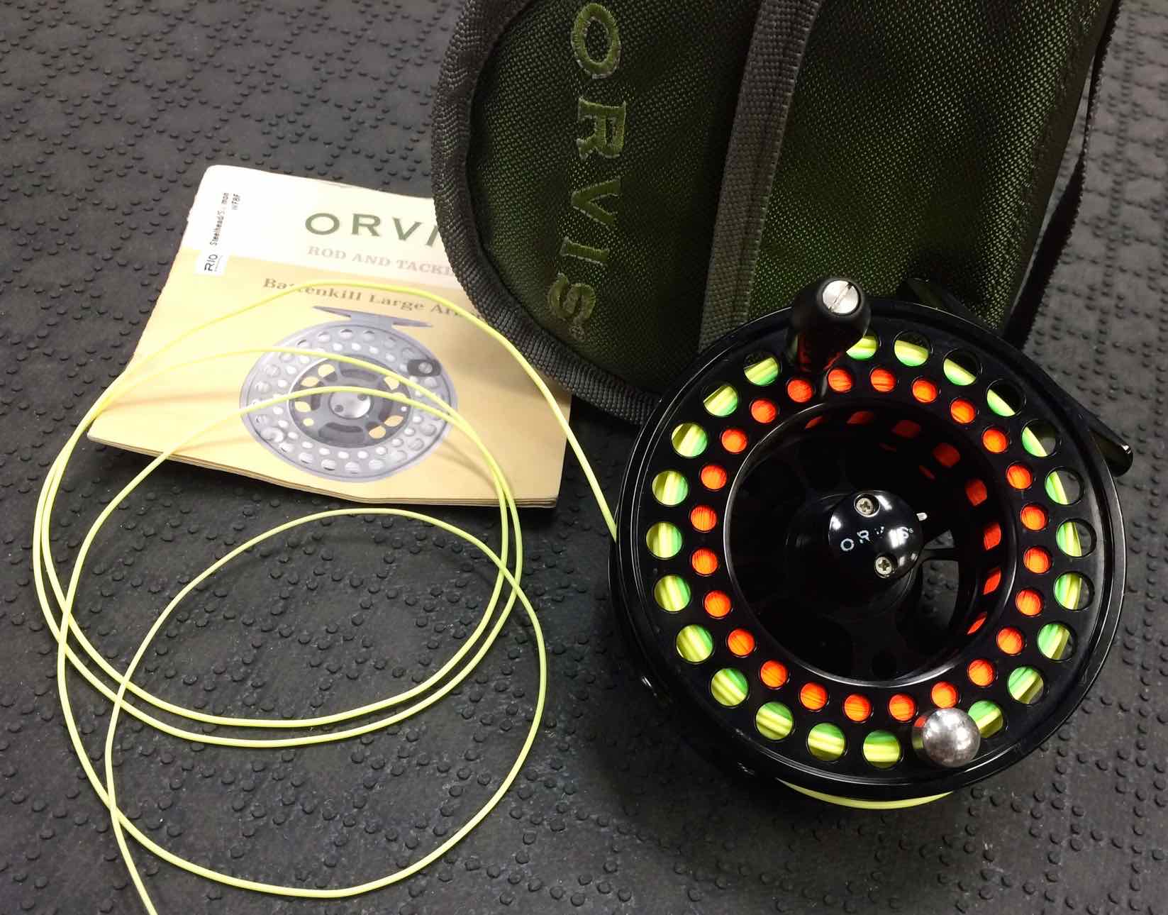 SOLD – Orvis Battenkill Large Arbor IV Fly Reel – C/w a RIO WF8