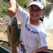 Saugeen River Lower Smallmouth Bass Canoe Luke BB Resized