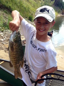 Saugeen River Lower Smallmouth Bass Canoe Luke BB Resized