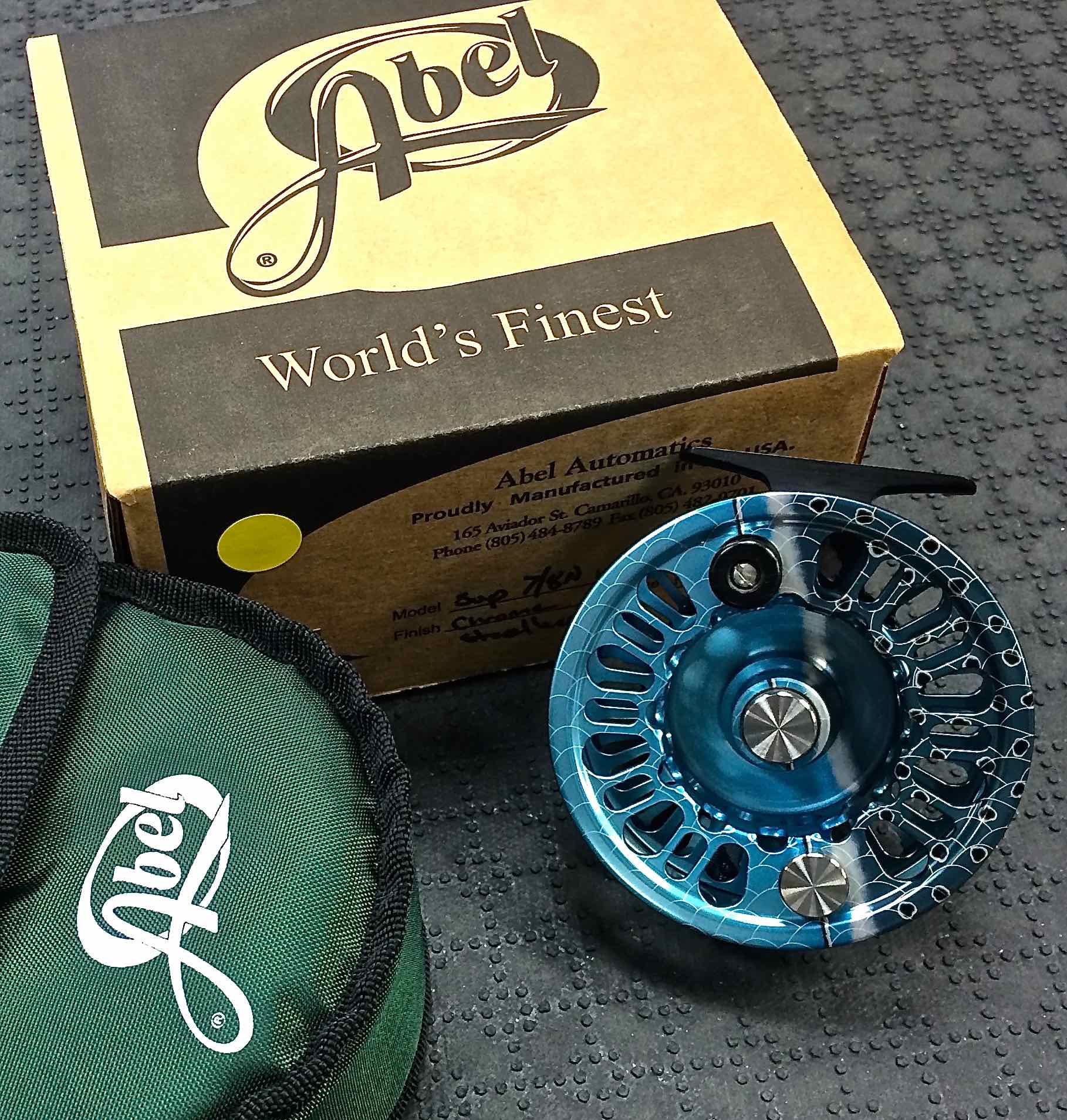 SOLD – NEW PRICE! – Abel Super 7/8 Custom Chrome Steelhead Fly Reel – $500  – Brand New Unused !! – The First Cast – Hook, Line and Sinker's Fly Fishing  Shop