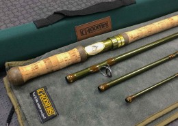 G Loomis Roaring River Greased Line GLX 14 foot 8 9 Long Belly 4 piece Spey Rod CC