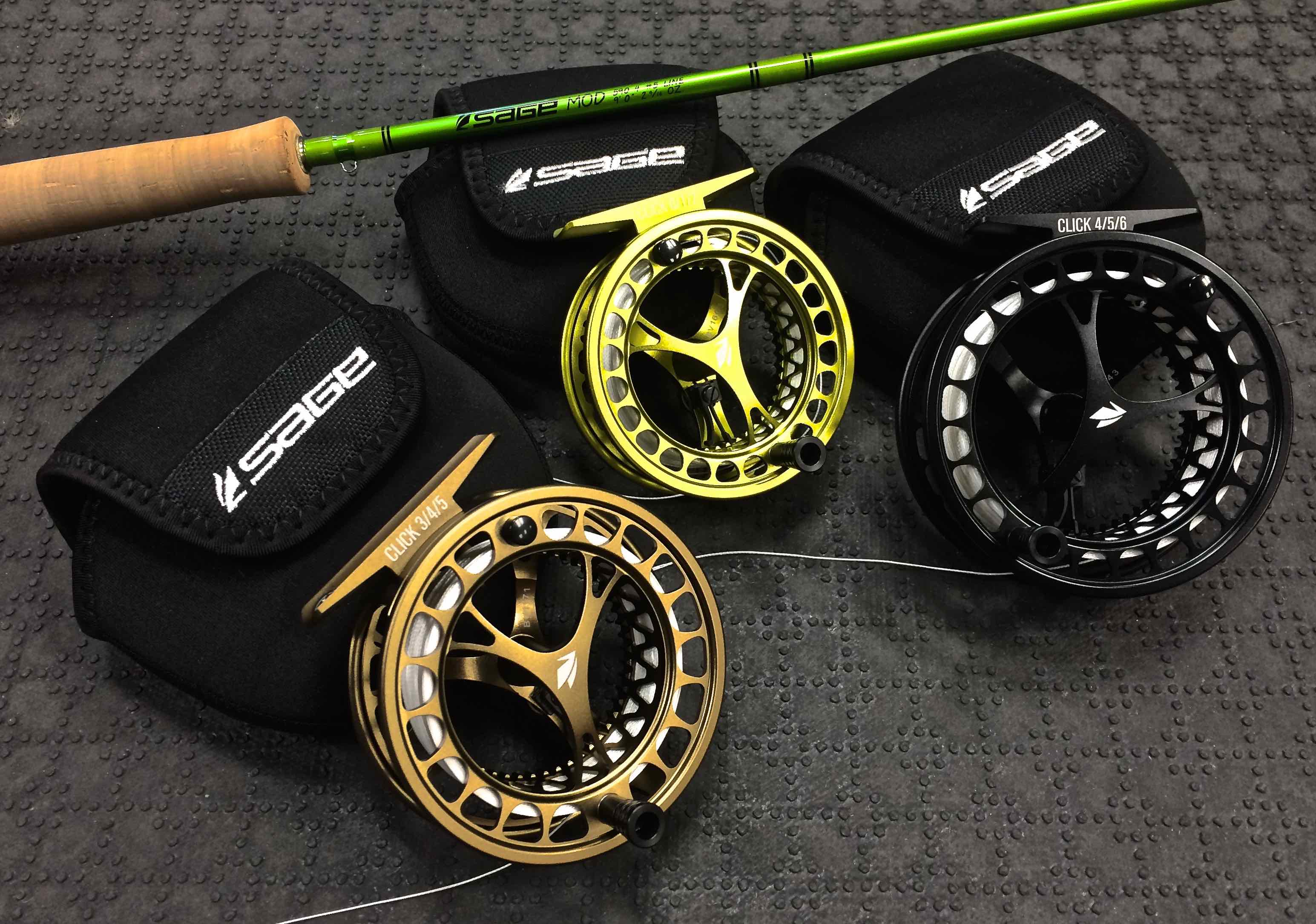 Sage CLICK Series Fly Reels – The First Cast – Hook, Line and