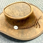 Barmah Squashy Genuine Cattle Leather Hat Size XL AA