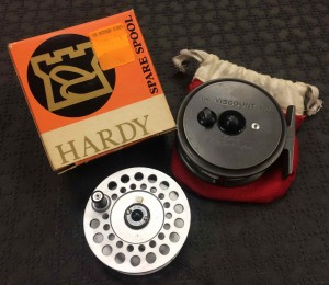 Hardy Fly Reel The Viscount 130 and Spare Spool Made in England BB