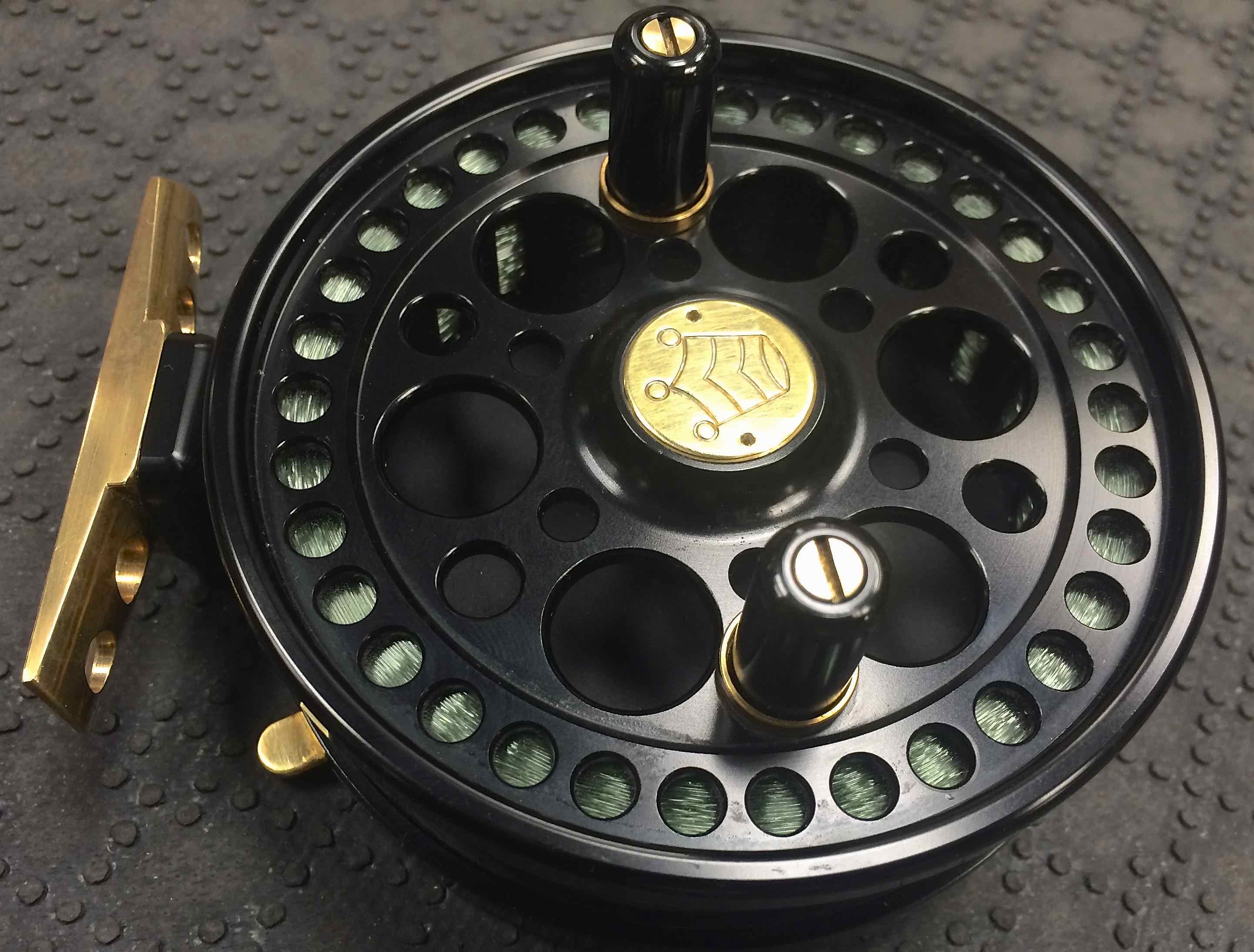 SOLD – Kingpin Mini 3 3/4″ Black Centerpin Float Reel – LIKE NEW! – $300 –  The First Cast – Hook, Line and Sinker's Fly Fishing Shop