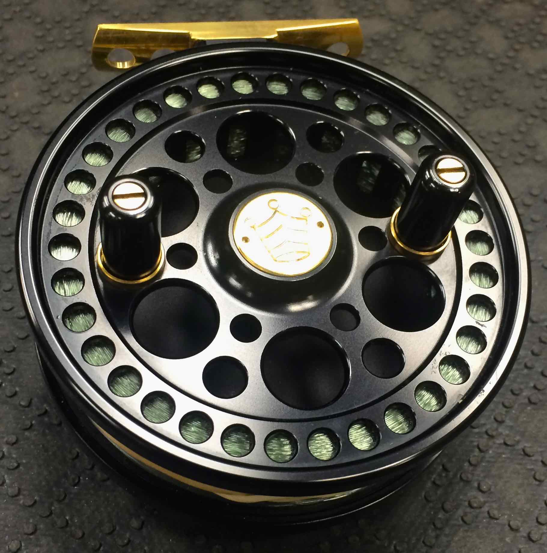 SOLD – Kingpin Mini 3 3/4″ Black Centerpin Float Reel – LIKE NEW! – $300 –  The First Cast – Hook, Line and Sinker's Fly Fishing Shop