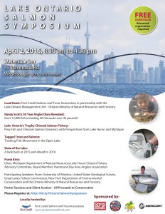 2016 Lake Ontario Salmon Symposium Flyer Modified