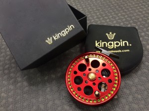 Kingpin R2 Centerpin Float Reel Red Custom Haida Engraved BBB