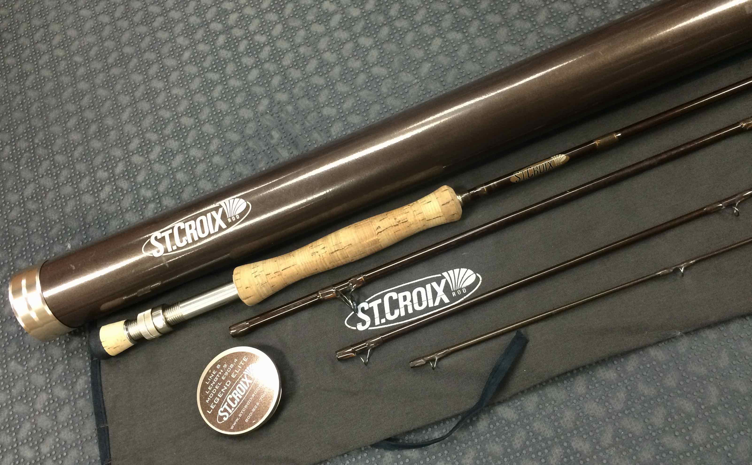 SOLD – St. Croix – Legend Elite E908.4 – 9′ 8wt – 4 pc Fly Rod – $175 – The  First Cast – Hook, Line and Sinker's Fly Fishing Shop
