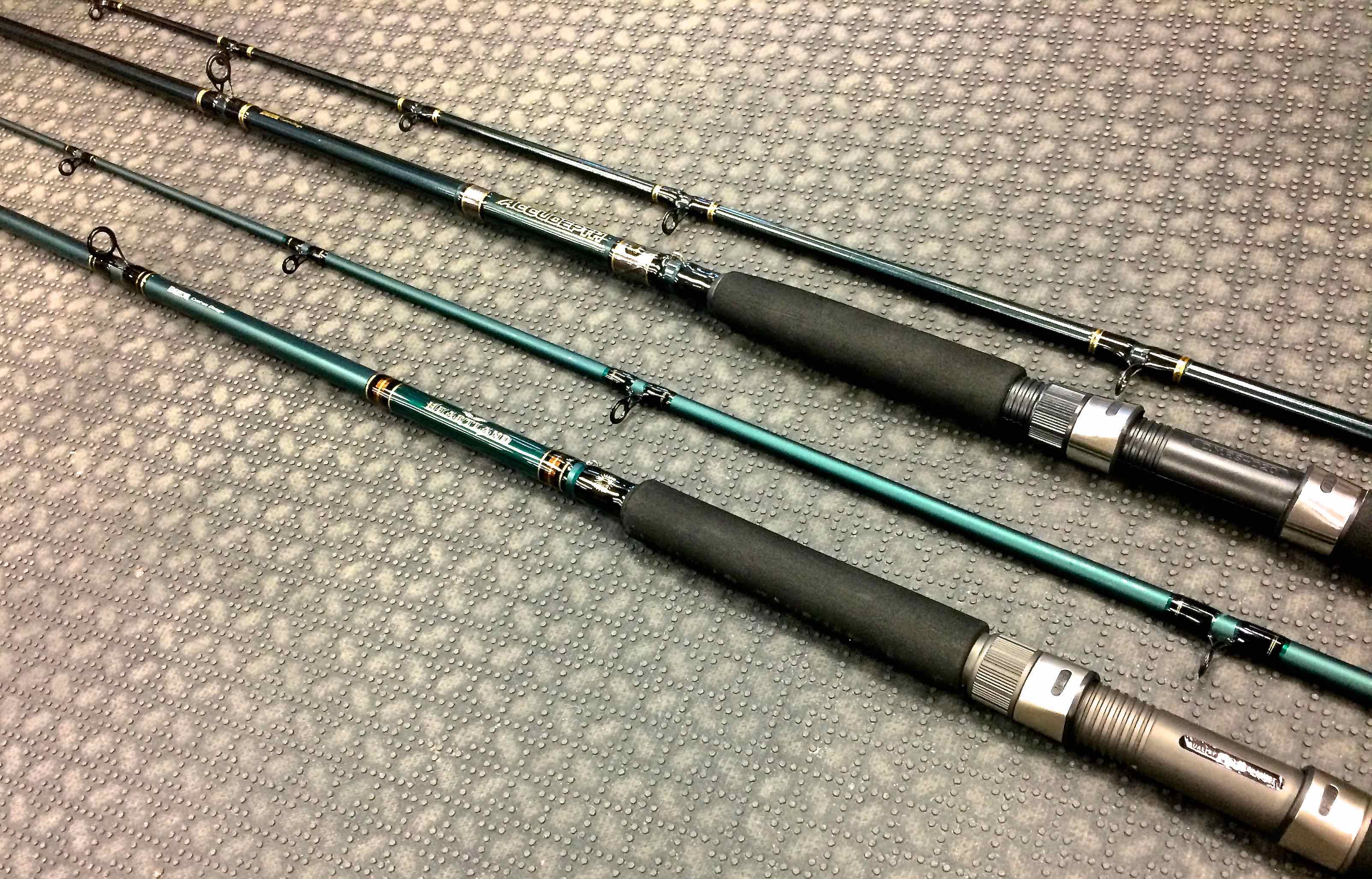 SOLD! – Dispey Trolling Rods – Daiwa Heartland HLD DR862M & Daiwa Accudepth  AD DR862M – NEW! – $50 for the Pair – The First Cast – Hook, Line and  Sinker's Fly Fishing Shop