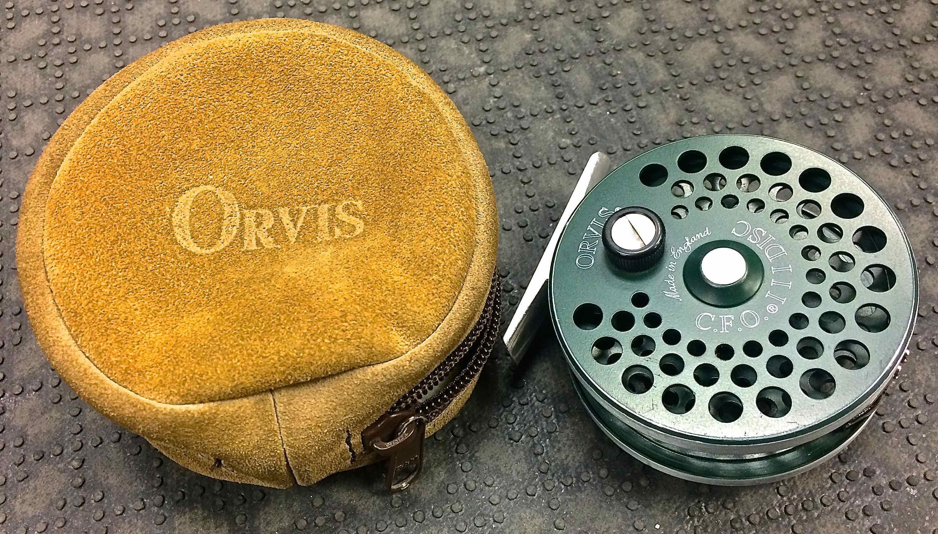 SOLD – Orvis – CFO III Disc Fly Reel – Spruce / Green – Made in