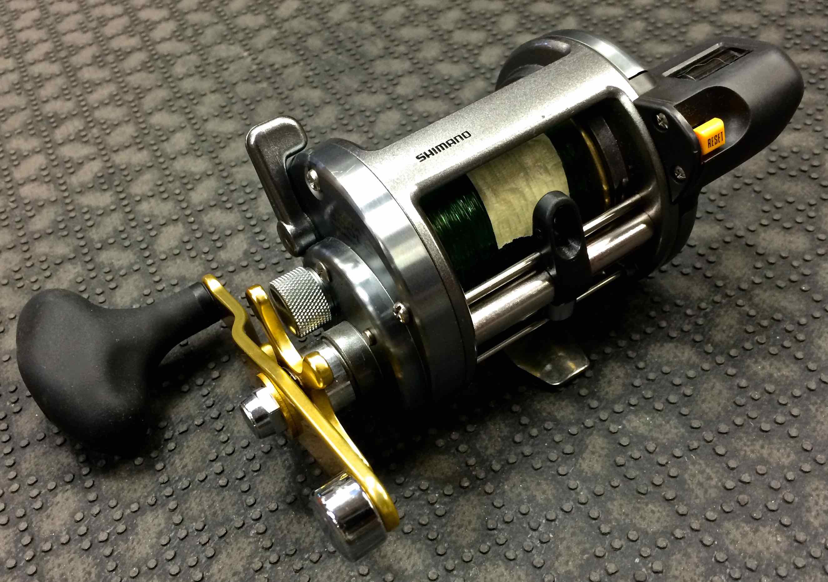 SOLD!- Shimano Tekota 600LC Line Counter Downrigging Reel – Like New! – The  First Cast – Hook, Line and Sinker's Fly Fishing Shop