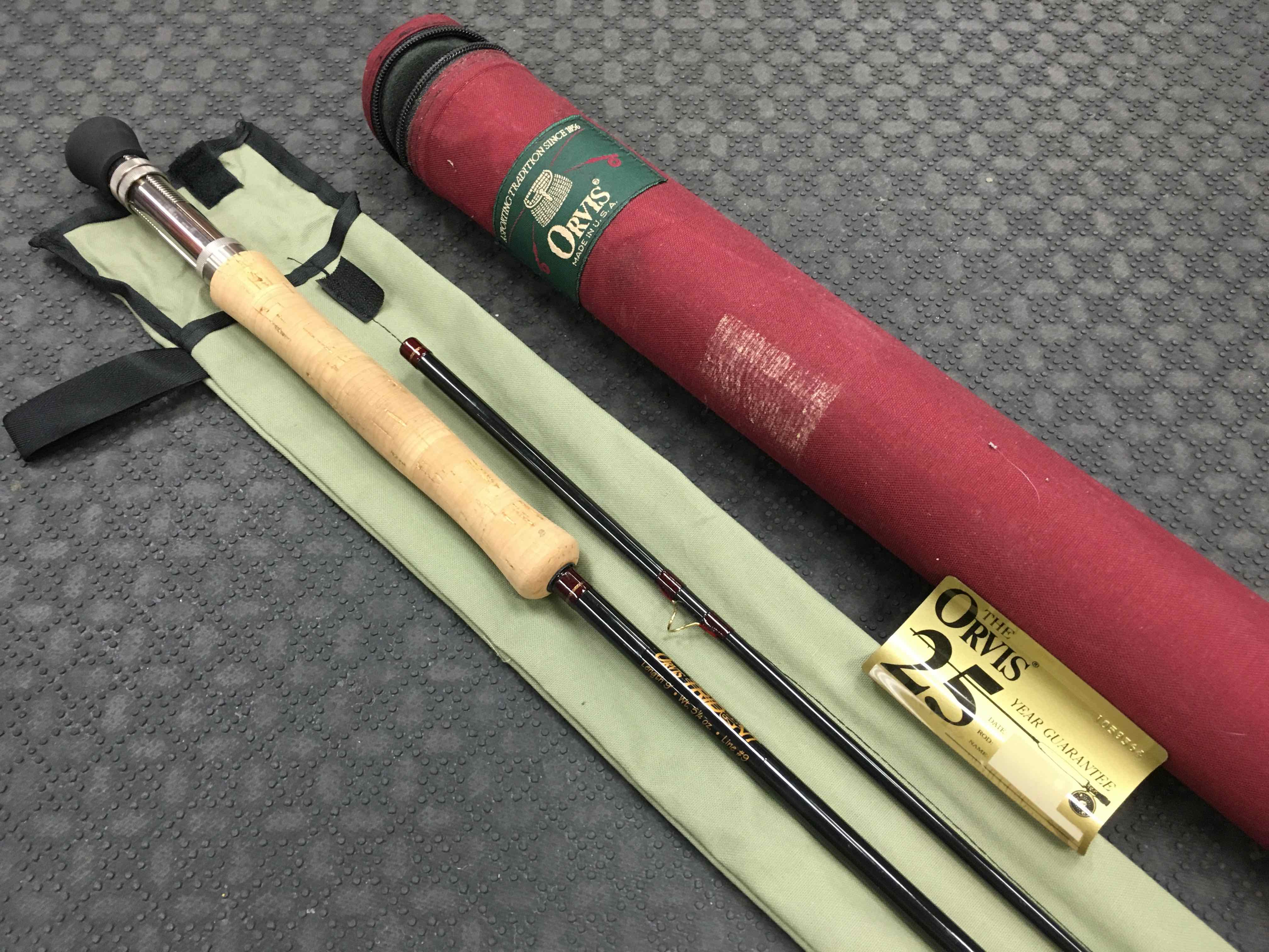 SOLD! – Orvis Trident Fly Rod – 909-2 – 9′ 9wt 2pc – 5 1/4oz