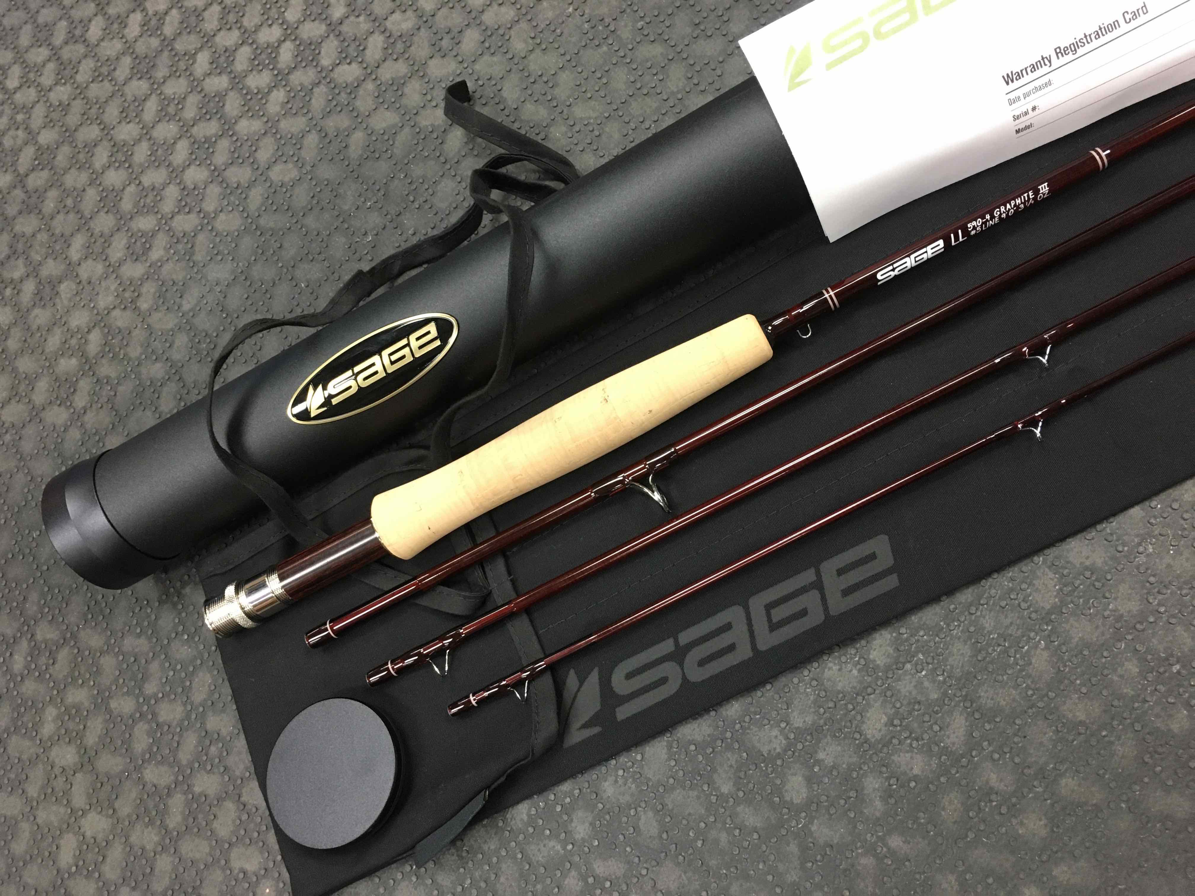 Sold Sage Ll 590 4 Graphite Iii Fly Rod 3 14oz 9 5wt 4pc Brand New Never Used 