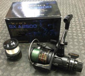 Shimano Aero GX A2500R Spinning Reel with Spare Spool AA