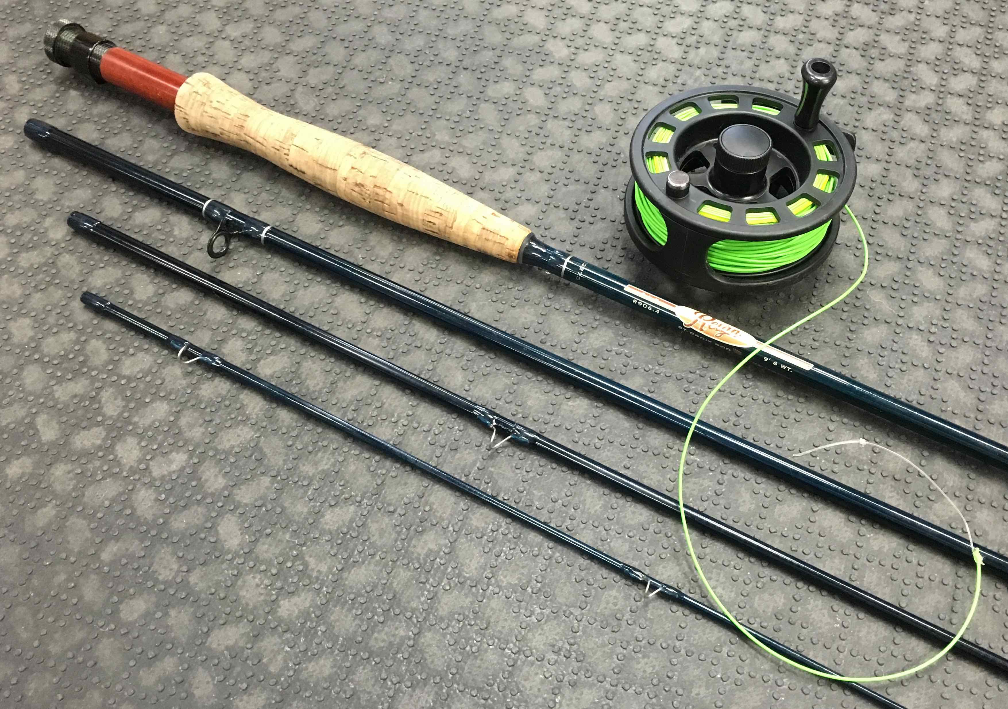 SOLD! – 6wt 4pc Fly Rod & Reel Combo – St. Croix Reign R906.4 and Echo Solo  Fly Reel c/w Airflo WF6F Fly Line – $100 – The First Cast – Hook