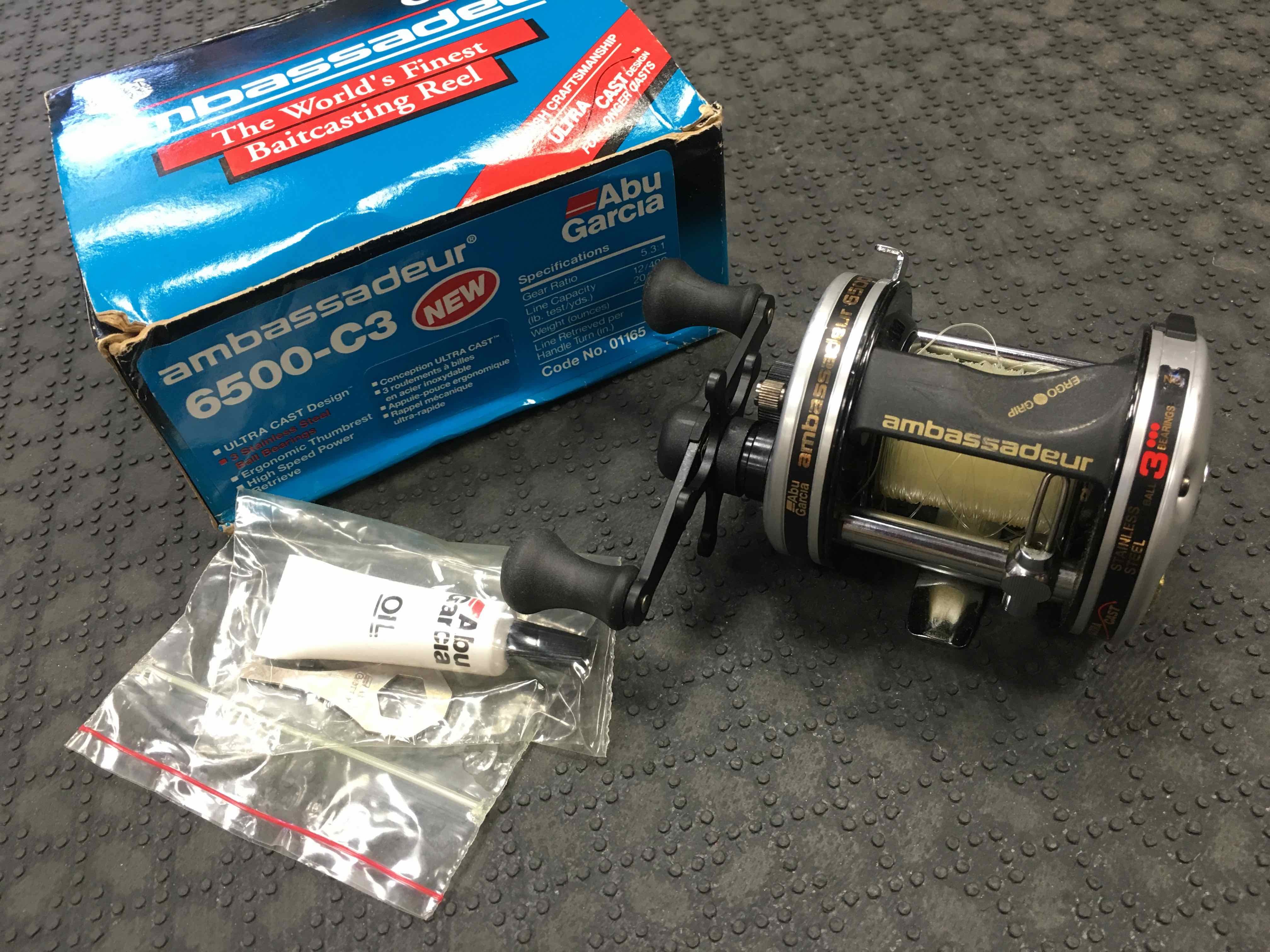 SOLD! – Abu Garcia 6500 C3 Baitcast Reel – Made in Sweden – $50 – The First  Cast – Hook, Line and Sinker's Fly Fishing Shop