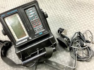 Lowrance X4 Portable LCG Recorder Fishfinder c/w Battery Pack - $25