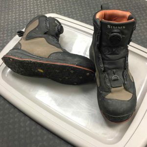 Simms BOA Boots - c/w Studs - NO LACES - Size 12 - $20
