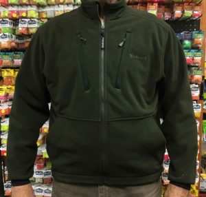 Simms Windstopper Fleece Jacket - Size Large - Green - GREAT SHAPE! - $75