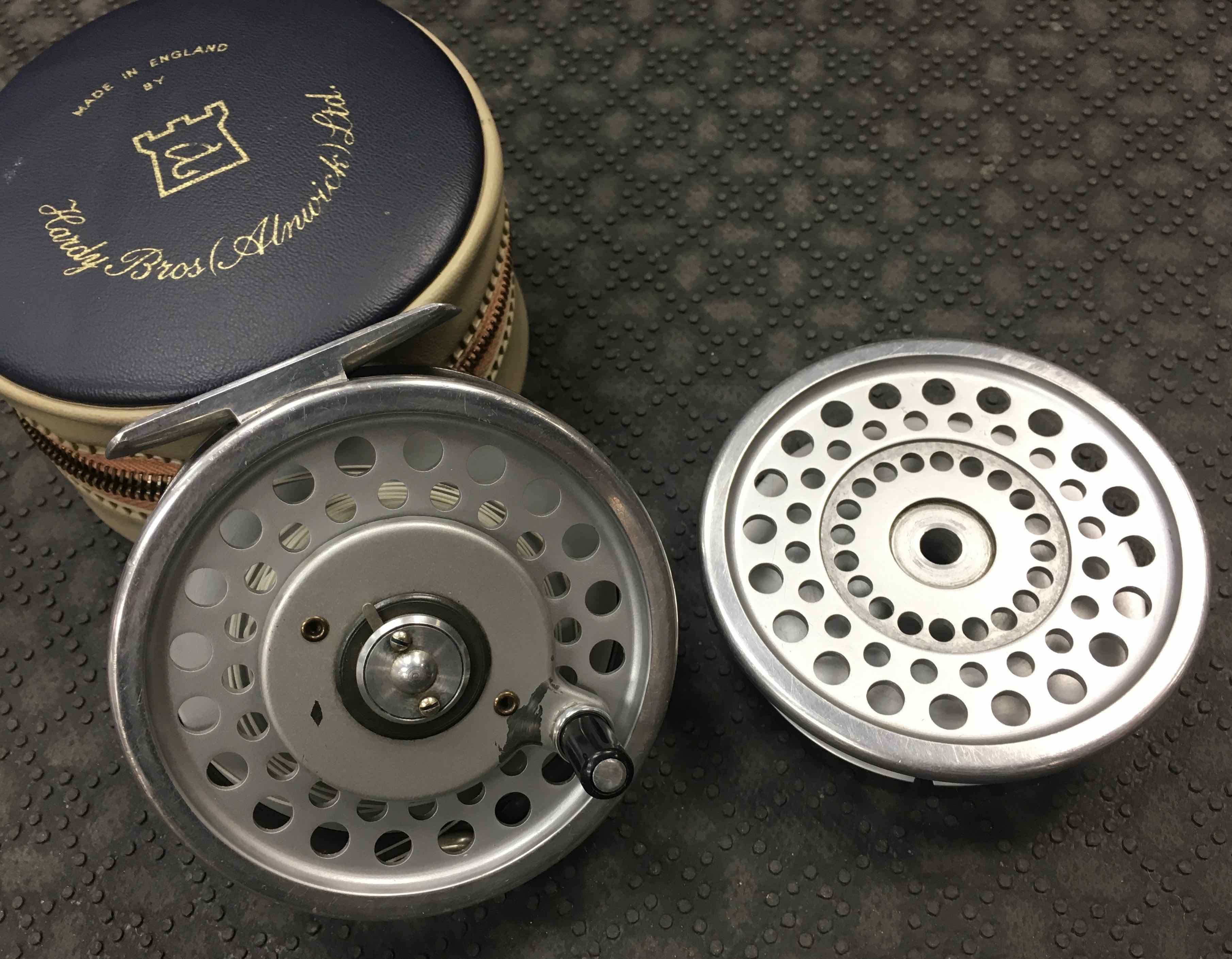 SOLD! – Hardy Marquis Multiplier 8/9 Plus Fly Reel with Spare