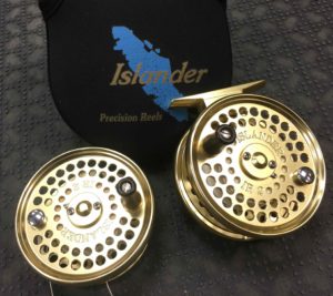 Islander IR2 Fly Reel - Gold - with Spare Spool - GREAT SHAPE! - $160