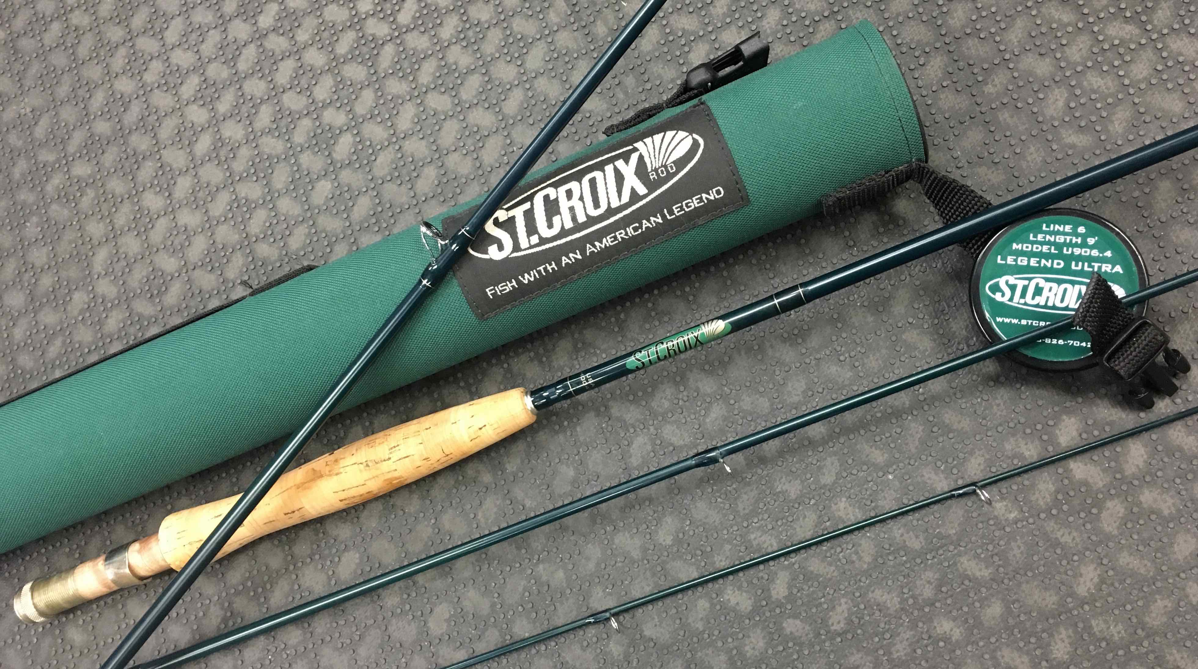 SOLD! – St. Croix Legend Ultra – U906-4 – 4pc – 6wt Fly Rod – GREAT SHAPE!  – $140 – The First Cast – Hook, Line and Sinker's Fly Fishing Shop