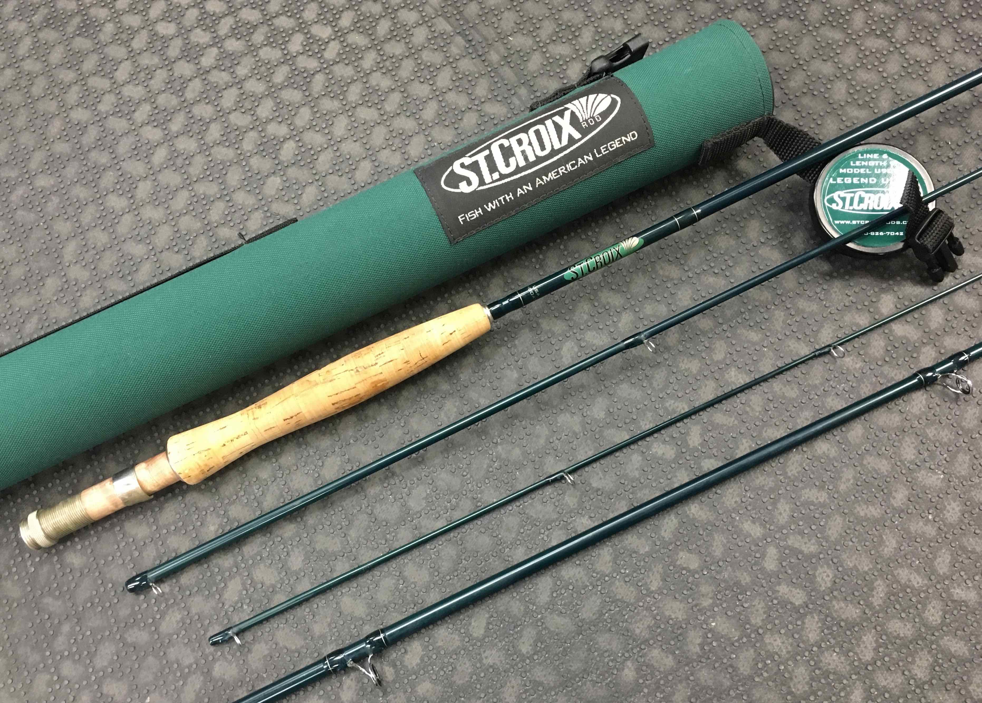 SOLD! – St. Croix Legend Ultra – U906-4 – 4pc – 6wt Fly Rod – GREAT SHAPE!  – $140 – The First Cast – Hook, Line and Sinker's Fly Fishing Shop