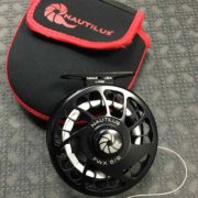 Nautilus Fly Reel - Black - FWX 5/6 c/w Backing - LIKE NEW! - $275