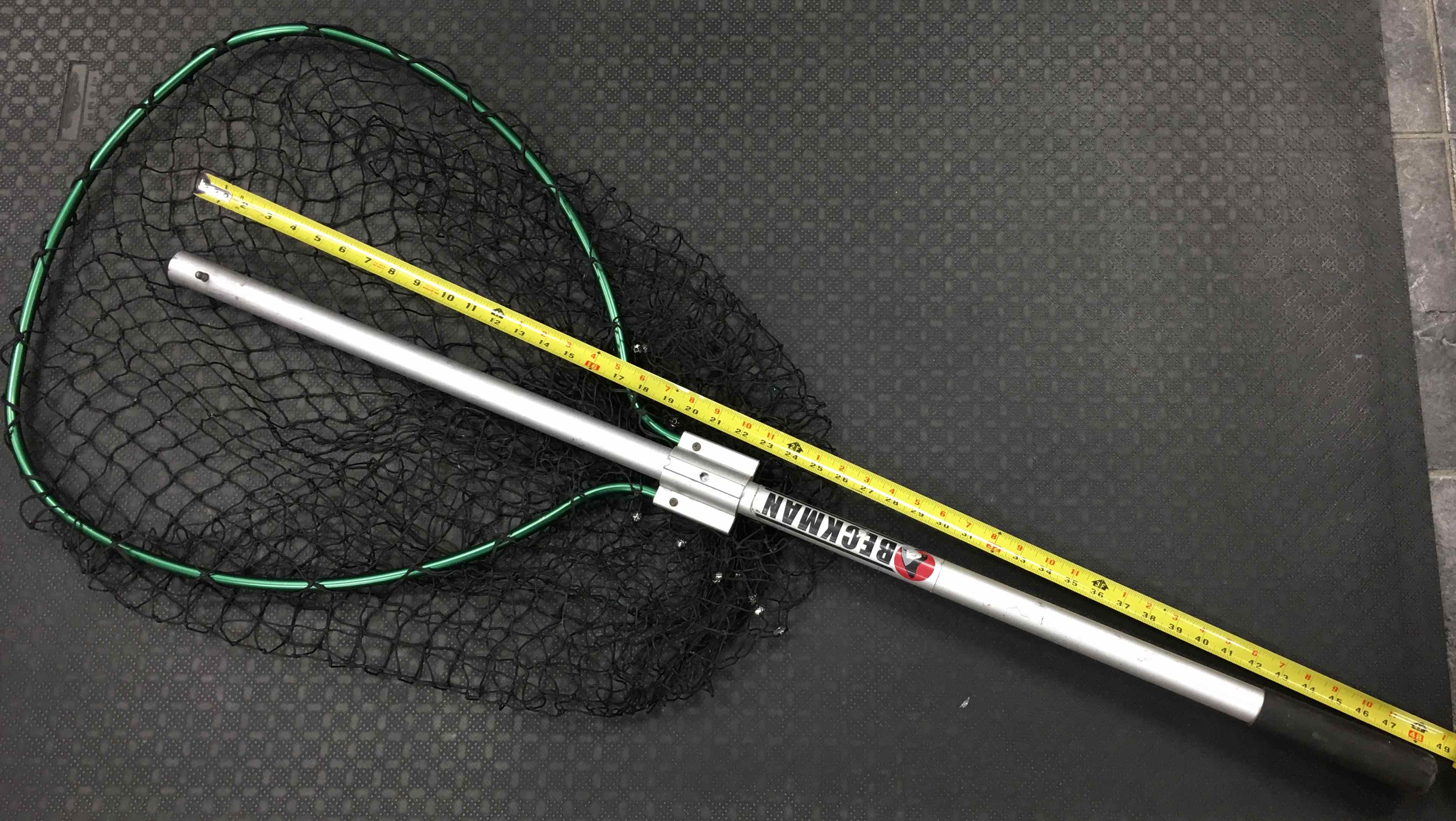 Beckman Landing Net 48 inch Handle 21 inch by 24 inch Hoop AA – The First  Cast – Hook, Line and Sinker's Fly Fishing Shop