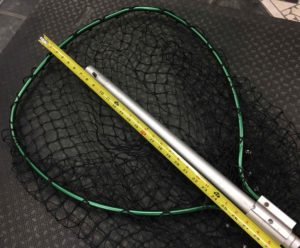 Beckman Landing - Net 48" Handle - 21” x 24" Hoop Size - GREAT SHAPE! - $40