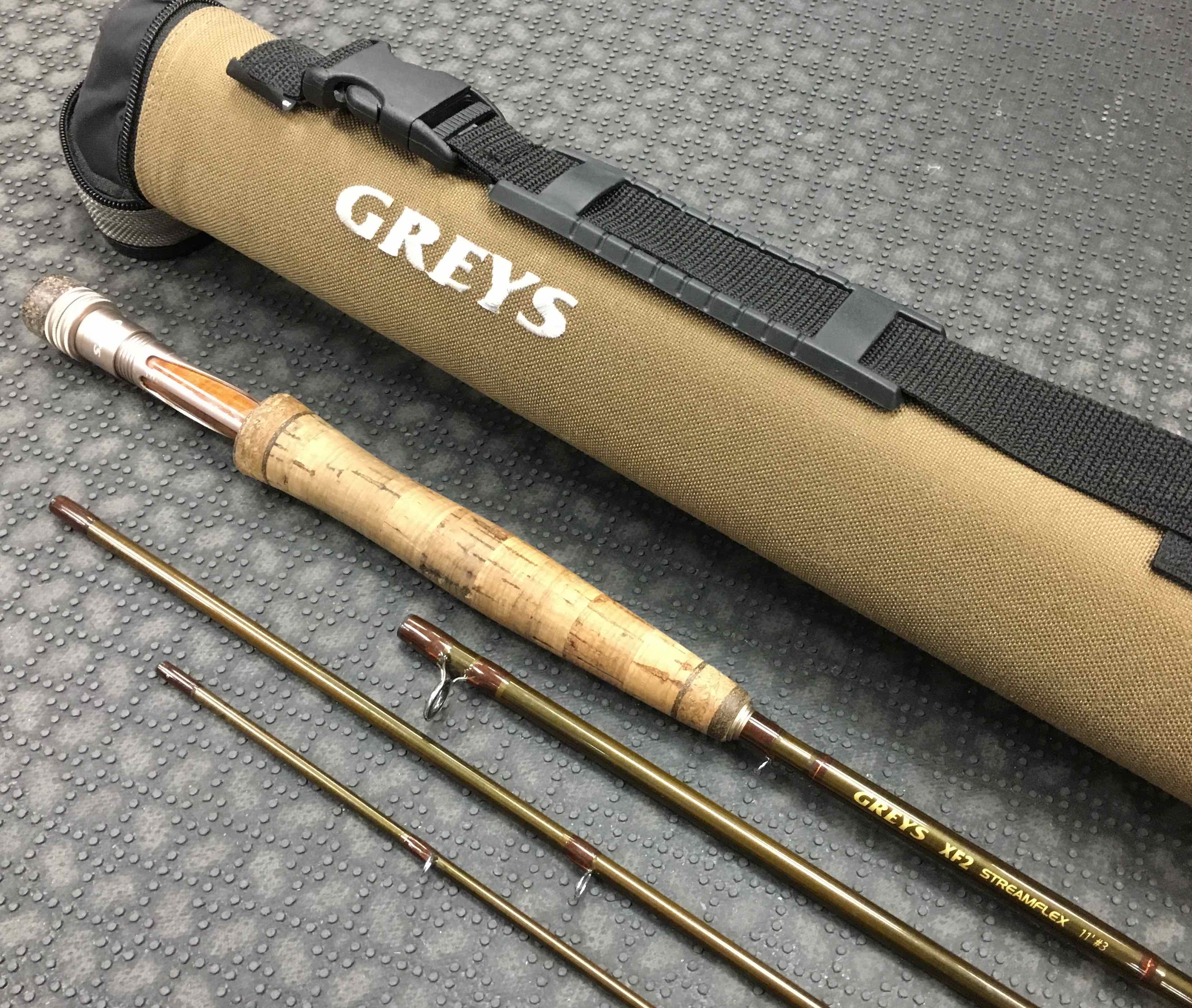 Greys XF2 Streamflex 11foot 3 weight 4 piece Fly Rod AA – The First Cast –  Hook, Line and Sinker's Fly Fishing Shop