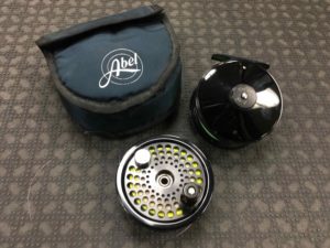 Abel No. 1 Fly Reel - c/w Spare Spool and TWO RIO Fly Lines - LIKE NEW! - $400